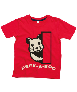 Kids-Babybugz-T-shirt-Peek-a-boo-Red 10_11y